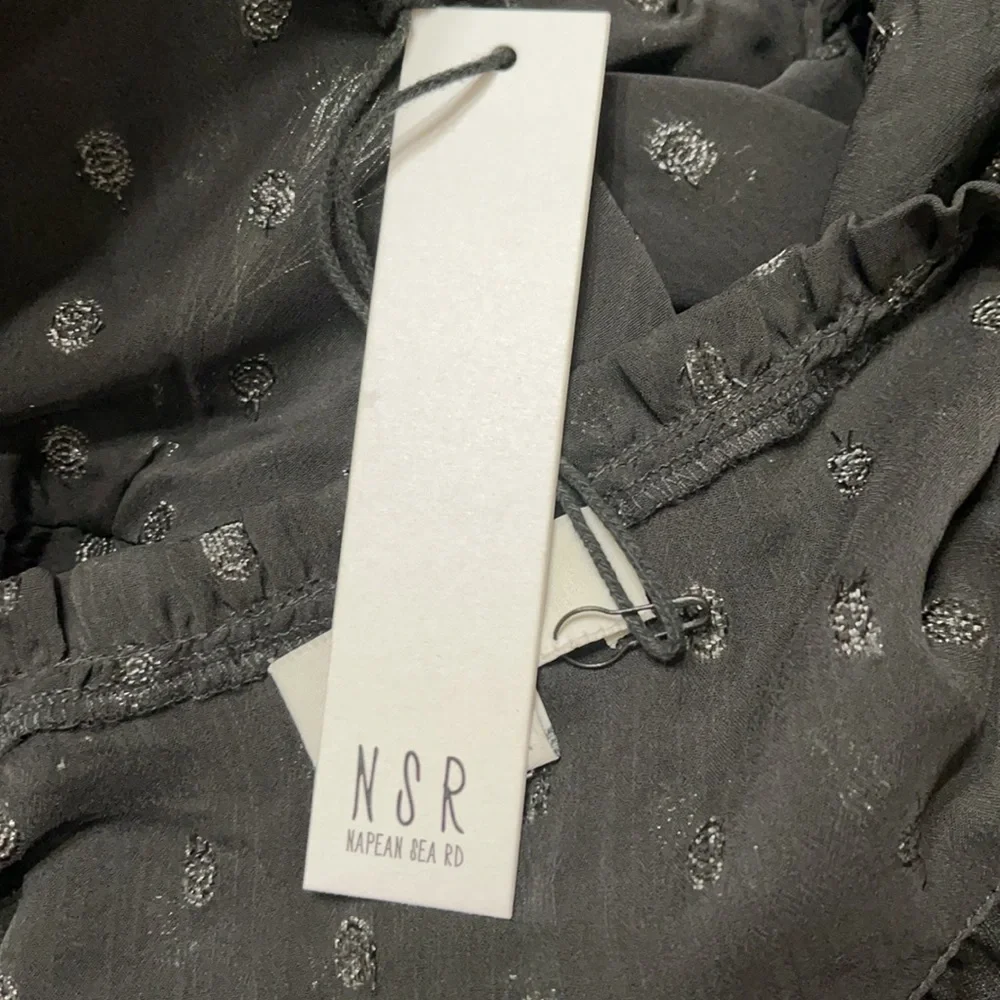 NSR Metallic Dot Ruched Sleeve Shift Dress Size S. - Picture 8 of 8